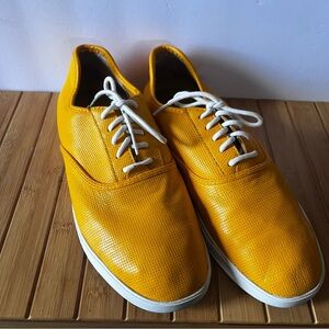 Rockport Keeron 2 Citrus Yellow Oxford Shoes Men’s 9.5